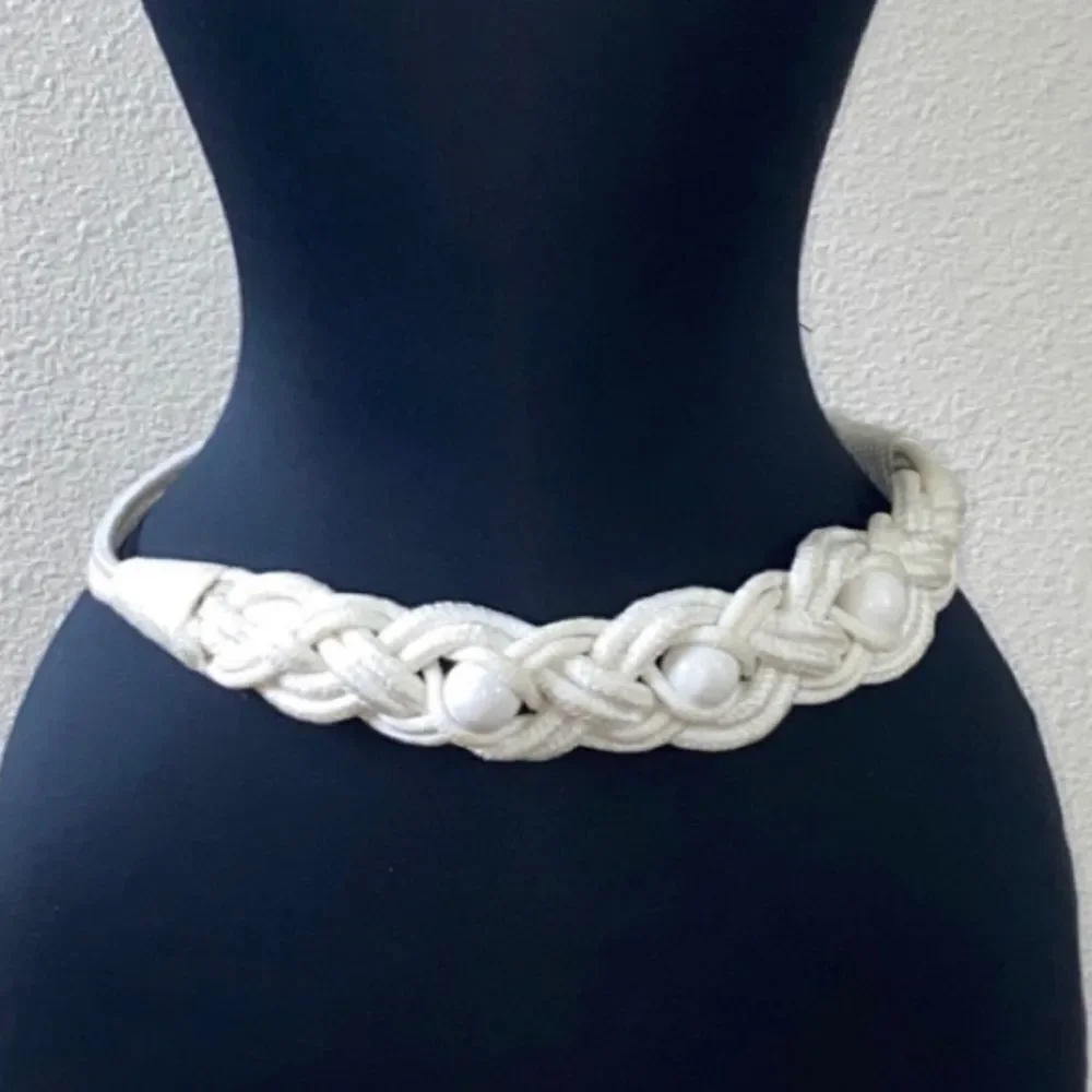 Vintage Handmade Braided Women Belt